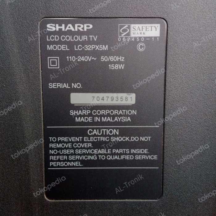 1 SET LAMPU NEON CCFL BACKLIGHT TV LCD SHARP LC 32PX5M 32PX5 LC32PX5M