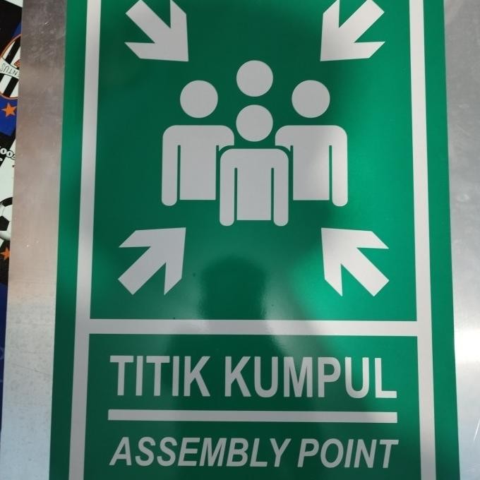 

TERMURAH - PLAT RAMBU TITIK KUMPUL UKURAN 45 60cm