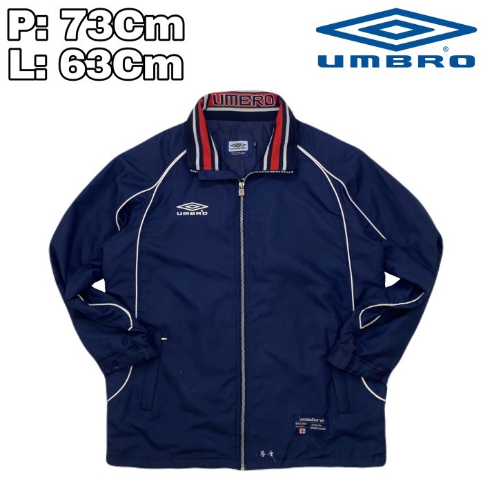 J65 JAKET BOMBER VINTAGE OUTDOOR UMBRO SPORT PARASUT CASUAL PRO TRAINING OLAHRAGA ORIGINAL