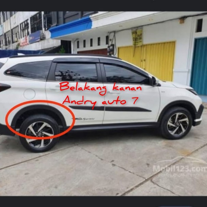 OVER FENDER LIST HITAM BEMPER RUSH TERIOS 2018 2019 2020 2021 2022