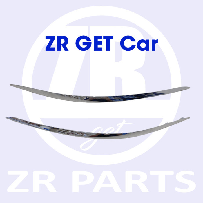 LIS CHROME BEMPER DEPAN MECEDES BENZ W211 2007 2009 FACELIFT