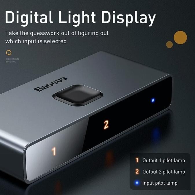 Baseus Matrix Hdmi Splitter 4K Bi-Direction Hdmi Switch Adapter