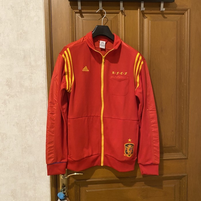 ORIGINAL VINTAGE SPAIN JACKET TRACKTOP ADIDAS AUTHENTIC SIZE L