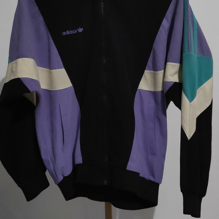 ADIDAS 90'S VINTAGE COLOURBLOCK TRACKTOP