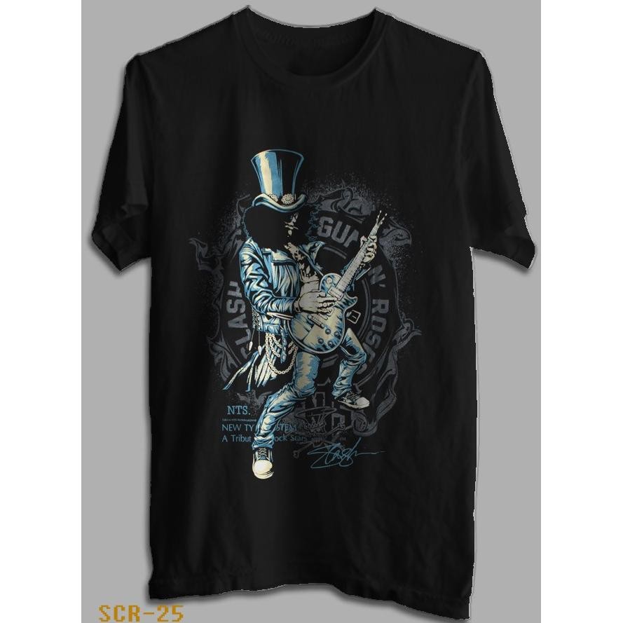 Promo Kaos Guns Roses Gnr T-Shirt Musik Rock Gnr