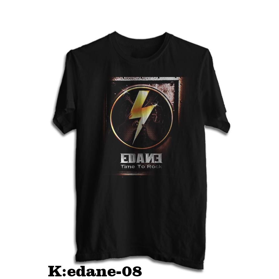 Promo Kaos Band Edane Time To Rock T-Shirt Musik Rock Edane