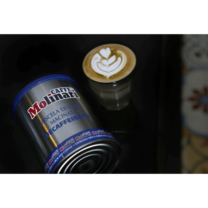 

Caffe Molinari Coffee Decaf Bubuk Kopi Rendah Kafein 250 Gr