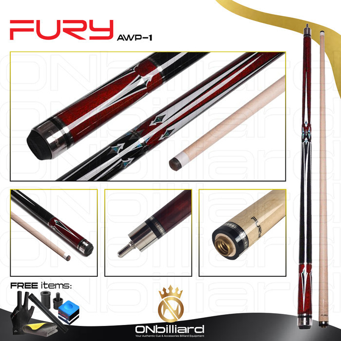 Stick Billiard Fury AWP Series AWP-1 AWP-2 Cue / Stik Billiar Fury AWP