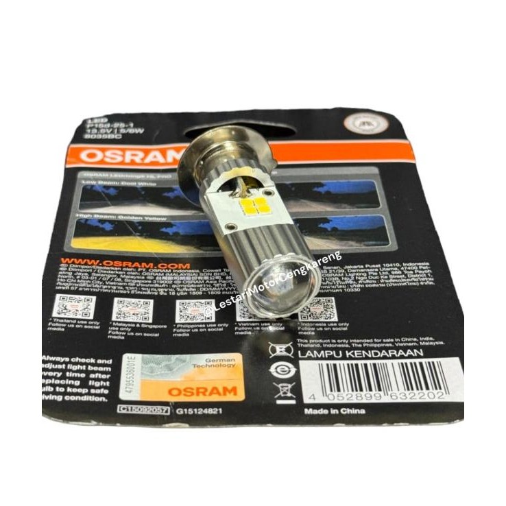 Lampu Motor Osram Led Pro 2 Warna Laser Vario 125 Old / Supra 125 Old