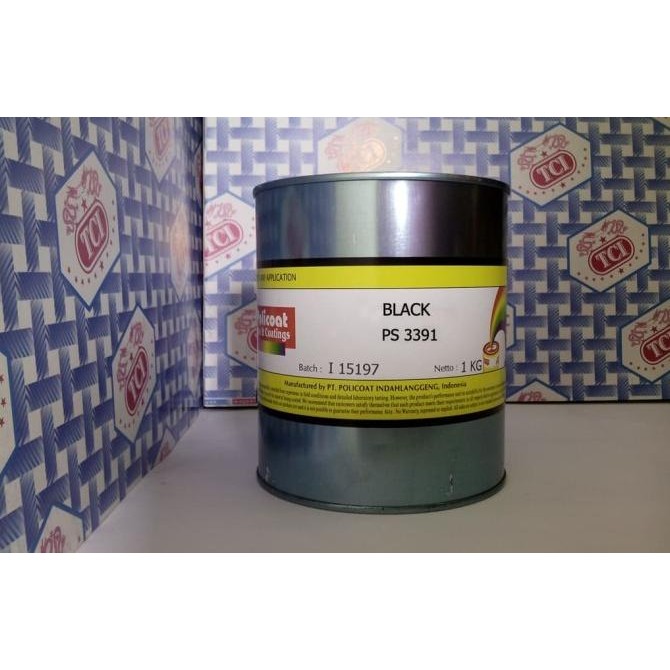 

Tinta sablon PVC hitam policoat BLACk 1 kg H32T
