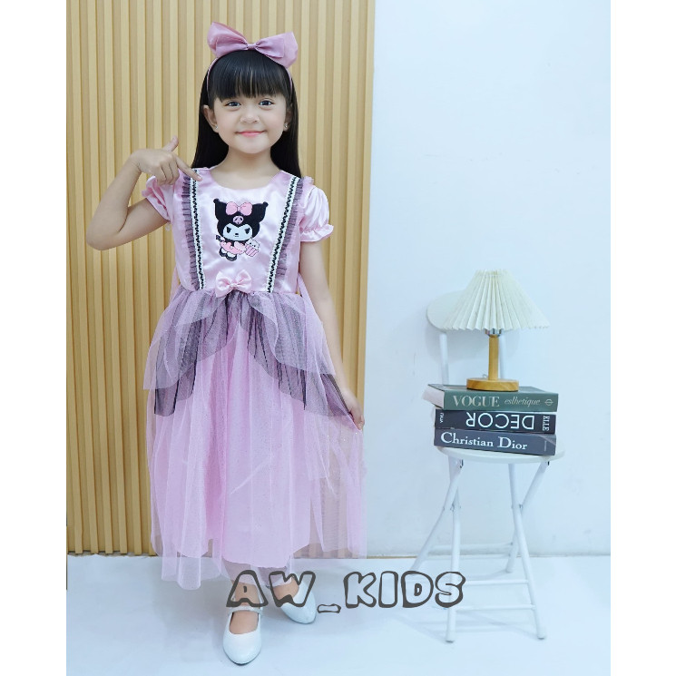 Dress Anak Natal Dre Pita 6 7 8 Thn Dress Bordirmutiara Mewah Princes Dress Anak Kekinian Dres Baju 