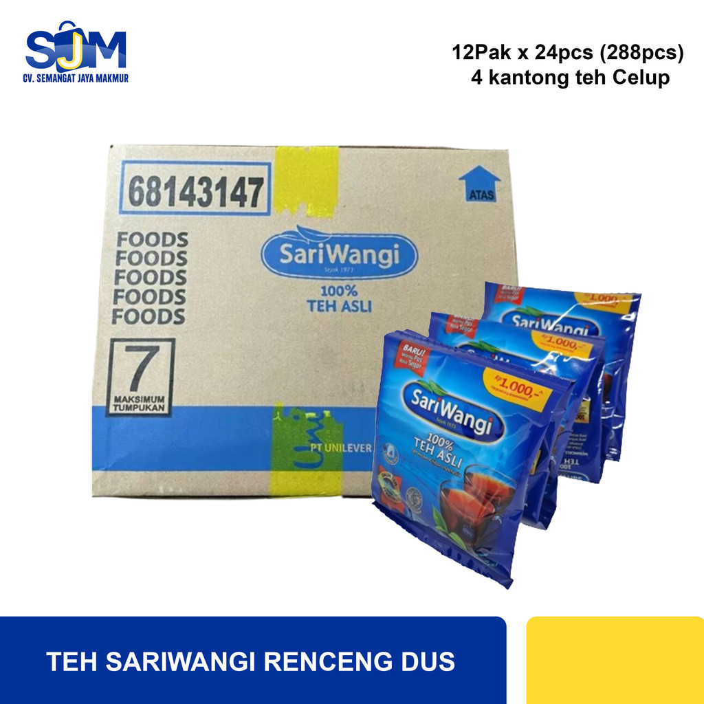 

TEH SARIWANGI RENTENG 1 DUS