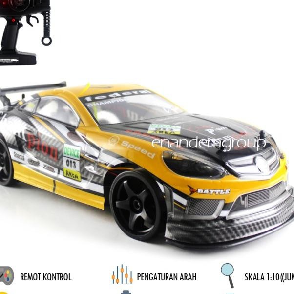 Mainan Mobil Remote Kontrol Rc Drift V Turbo Max 1:10 Ukuran Jumbo