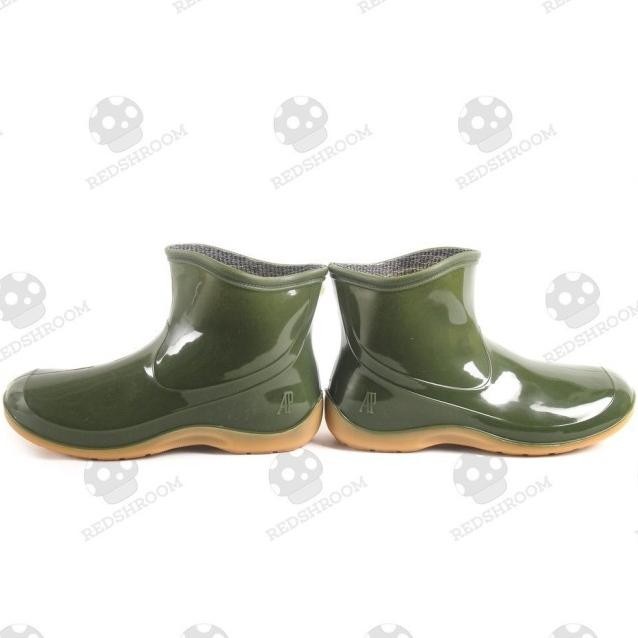 Sepatu Boot Dek Ap 2005 Hijau Glossy Ap Boots Fashion Wanita Karet