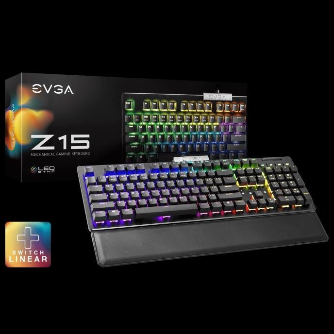 Pekan Promo Evga Mechanical Gaming Keyboard Z15 Swappable Key Switch