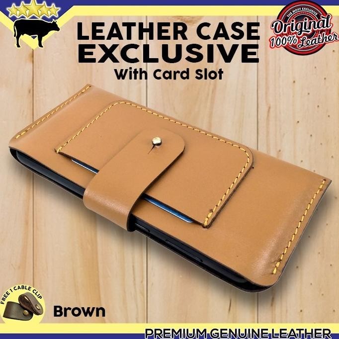 Leather Case Samsung Z Fold 6, Z Fold 5, Z Fold 4, Z Fold 3, Z Fold 2 Exclusive Horisontal Style Wit