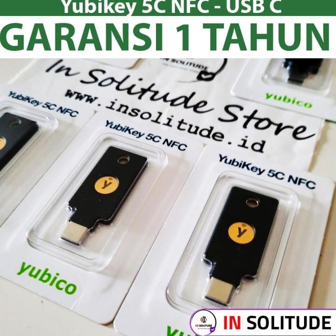 Yubikey 5C NFC USB-C Yubico Two Factor Authentication