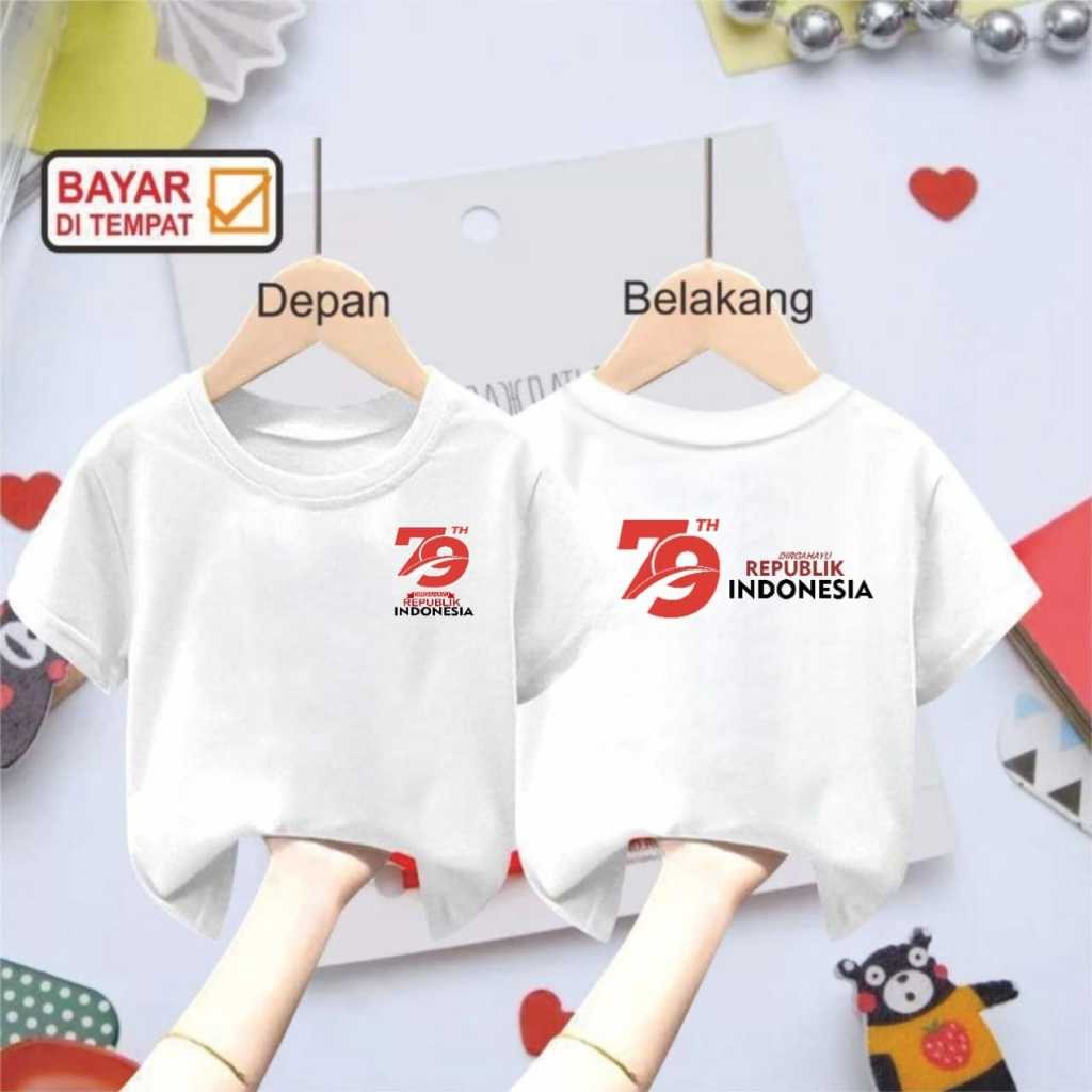Kaos Anak Redlove / Kaos anak 17 Agustus 2024 / Baju 17 AGUSTUS / Pakaian 17 Agustus / Atasan anak