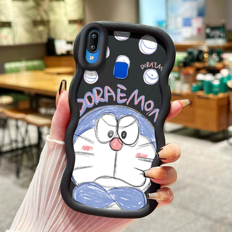 Casing Hp Untuk VIVO Y91 Y91i Y93 Y95 Case Casing ponsel Softcase HP pola Doraemon silikon Kesing Ce
