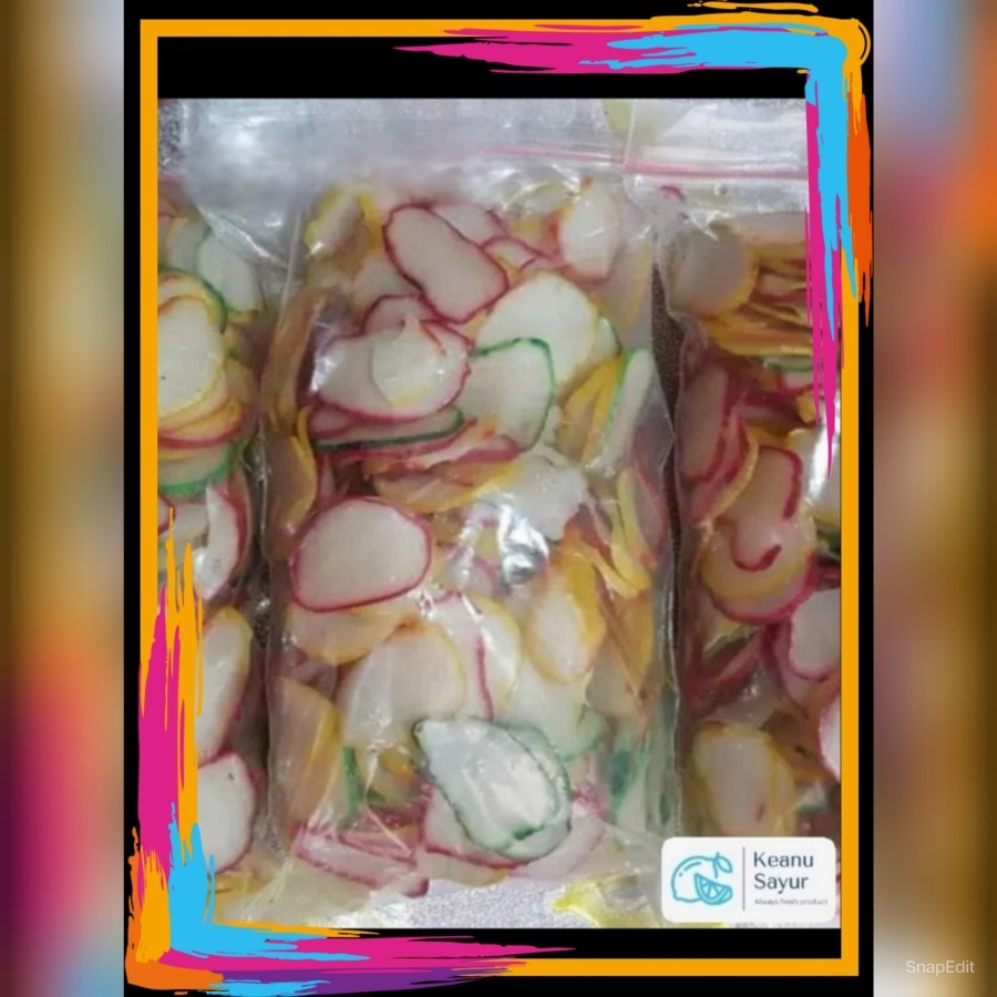 

kerupuk bawang mentah