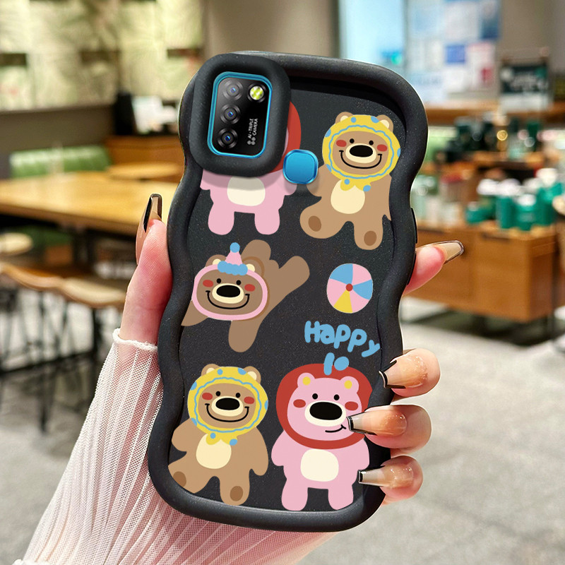 Casing Hp Untuk Infinix Smart 5 Smart 6 Ram 3 Case Casing ponsel Softcase HP pola lotso silikon Kesi