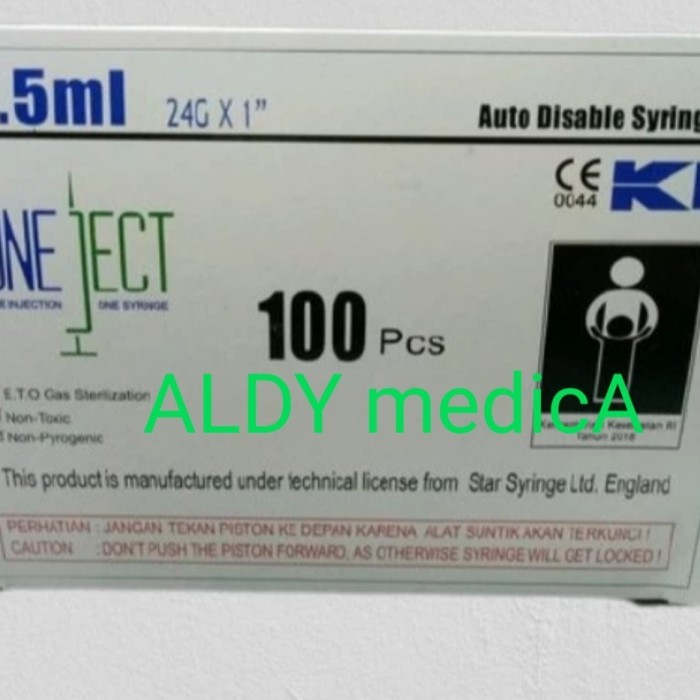 SPUIT 0,5 ml oneject