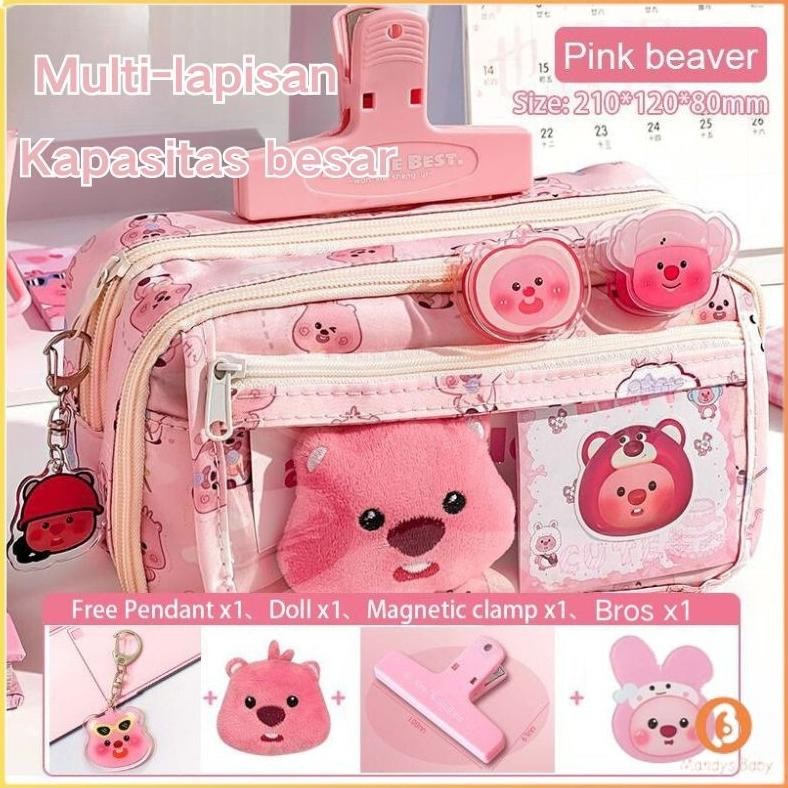 

Ready Penjual Lokal Pensil Motif Kartun Loopy Beaver Pensil 9 Lapis Berkapasitas Besar Dilengkapi Dengan Aksesoris Boneka Murah