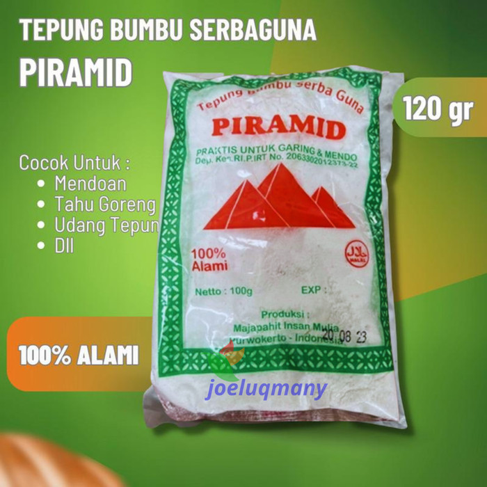 

Tepung Piramid Tepung Bumbu Serba Guna COD