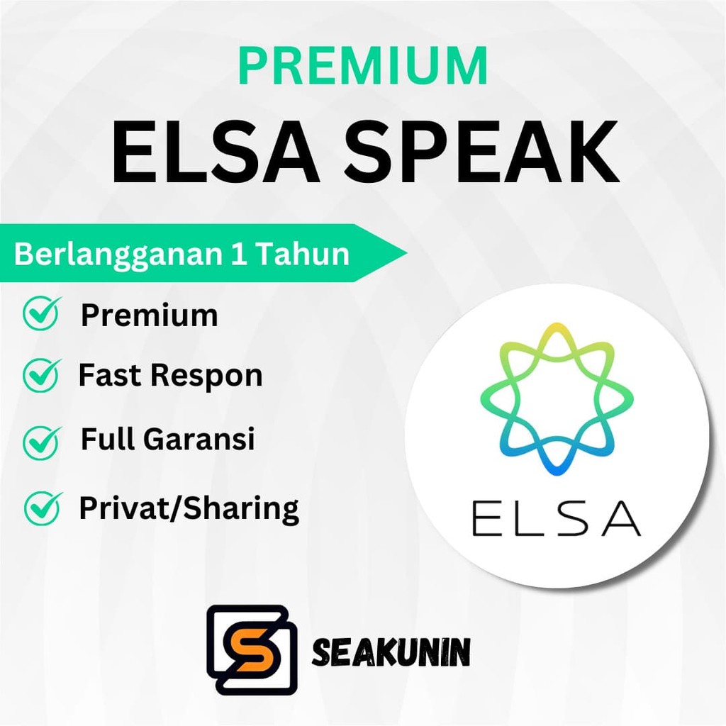 [Promo] Elsa Speak Pro Premium Private 1 Tahun Bergaransi