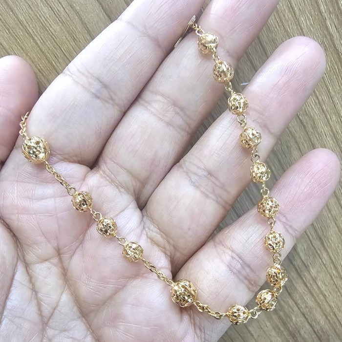 Gelang Emas Rosario - 75%