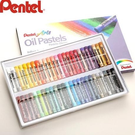 

Crayon/ Oil Pastel Pentel 50 Warna Original Dan Terpercaya
