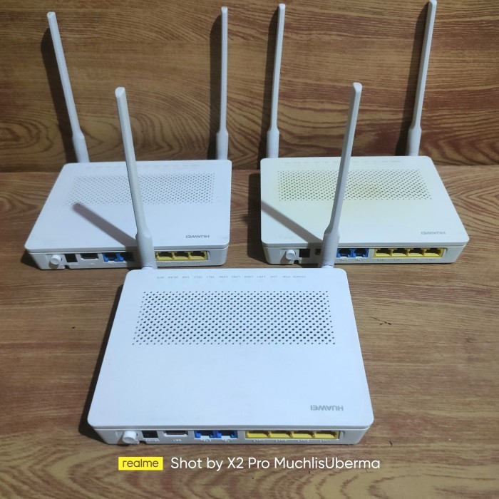 TERBARU Huawei EchoLife HG8245A ONT GPON Biru Fiber Optic modem router