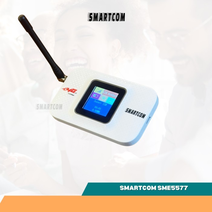 TERBARU Mocute - Modem Mifi Wifi 4G SMARTCOM E5577 Unlock All Operator