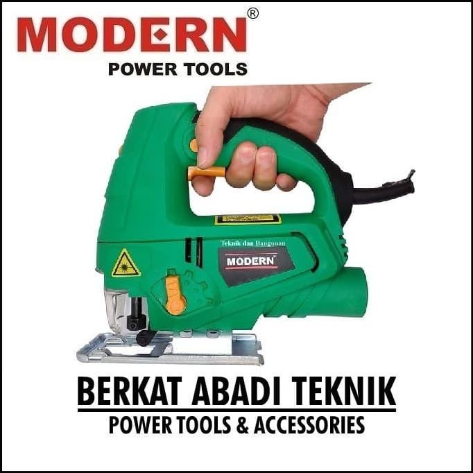 Mesin Gergaji Jigsaw Modern M2200L Gergaji Potong Kayu Triplek + Laser Original Dan Terpercaya