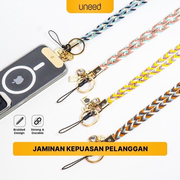 

Uneed Universal Lanyard Necklace Strap Tali Gantung HP ID Card Dll - UST204