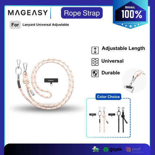 

MELAYANI FAKTUR PAJAK! Strap MagEasy Rope Strap Card Lanyard Universal Adjustable Length