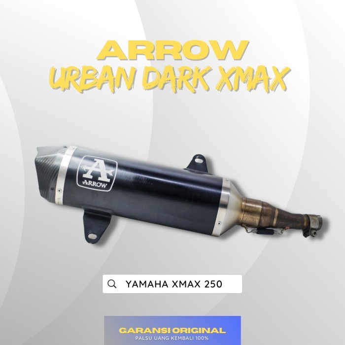 {Bekas} Knalpot Arrow Urban Dark Yamaha Xmax 250 X-Max Original Murah