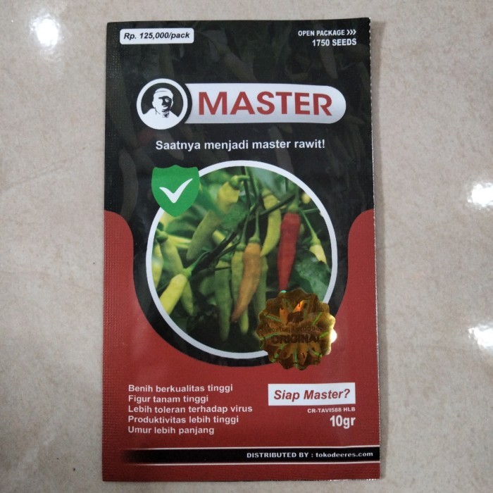 Bibit Cabe Rawit MASTER 10gr - Benih Cabai Crm Shypoon Shypon Kaliber