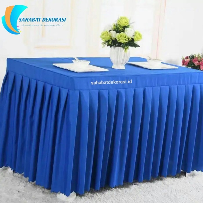 Gebyar Salee TAPLAK MEJA PRASMANAN WEDDING PESTA - COVER MEJA REMPEL