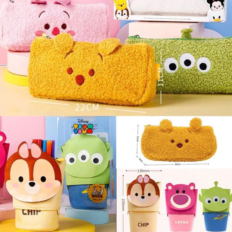

th-23 disney tsum pencil box kotak pensil tempat pensil stationary box disney Berkualitas