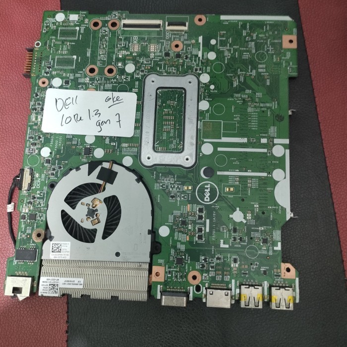 MAINBOARD MOTHERBOARD MESIN LAPTOP DELL 14 CORE I3 GEN 7 NORMAL