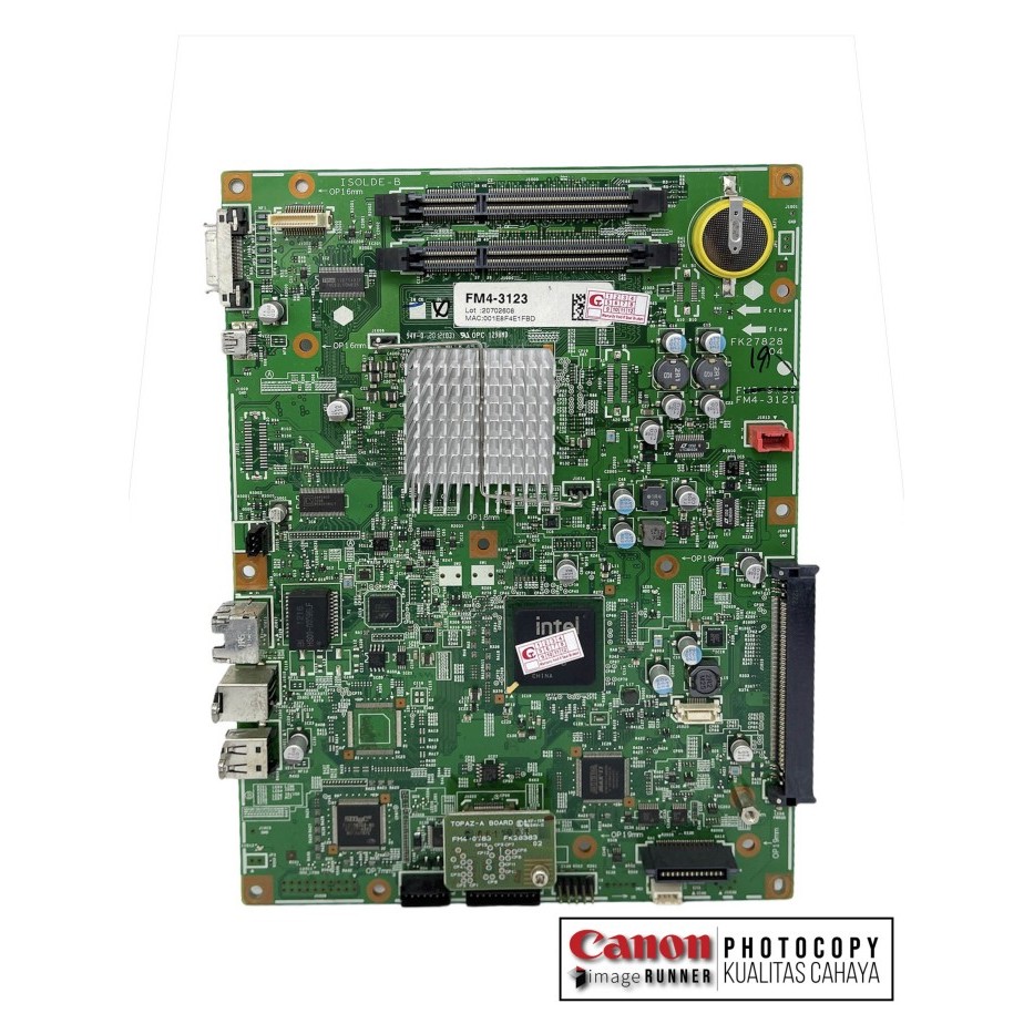 MAINBOARD MESIN FOTOKOPI CANON IRA 6055/6065 DAN 6075 REKONDISI
