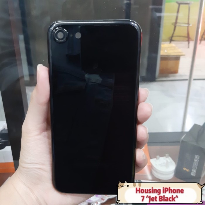 CASING HOUSING BACKDOOR IPHONE 7 JET BLACK