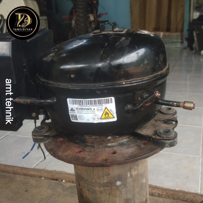 KOMPRESOR INVERTER SET MODUL UKURAN1/4 SEBAGAI PENGGANTI KULKAS 2PINTU /FREZER LG 6RAK /KULKAS SIDE