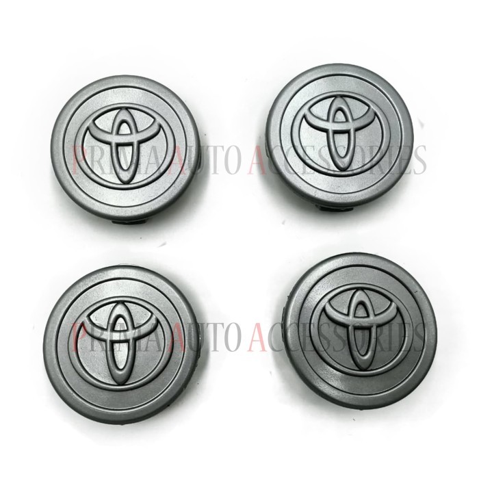 DOP RODA / TUTUP VELG MOBIL TOYOTA INOVA - DIAMETER 6,1CM - SILVER