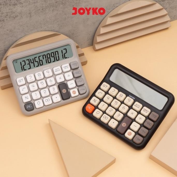 

JOYKO KALKULATOR WARNA PASTEL CC-63ACO CC-63BCO KALKULATOR LUCU 12 DIGITS MECHANICAL BUTTON LTF