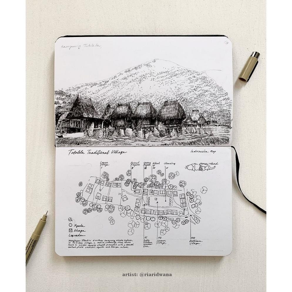 

Ox04 bukuqu Sketchbook Hardcover - Notebook gambar / Lukis / Cat Air tebal / Sketch book / Buku Sketsa Premium