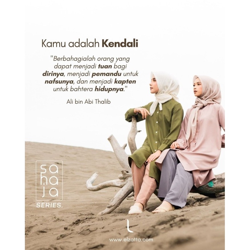 Atasan Wanita Elzatta Tunik Wanala Arina Rayon Kancing Depan Busui