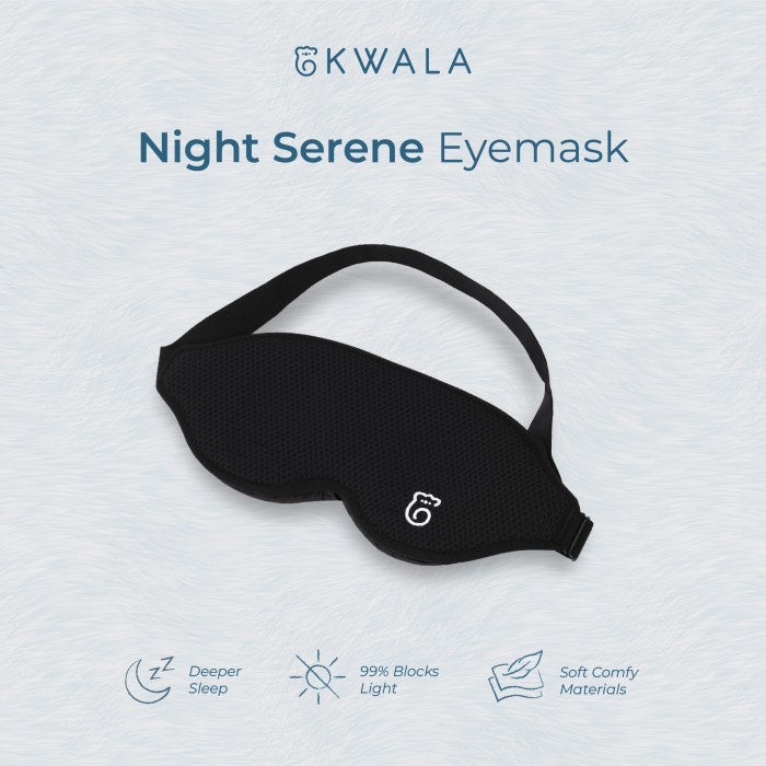 Penutup Mata Tidur Premium - Night Serene (Kwala Official)