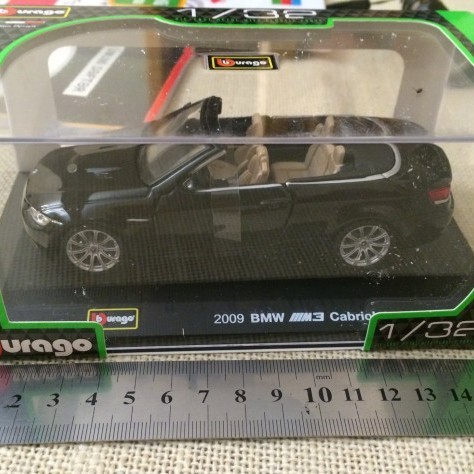 Diecast Bburago 1:32 - BMW M3 Cabriolet Black
